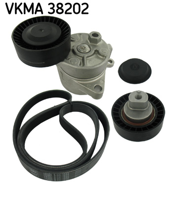 Set curea transmisie cu caneluri VKMA 38202 SKF